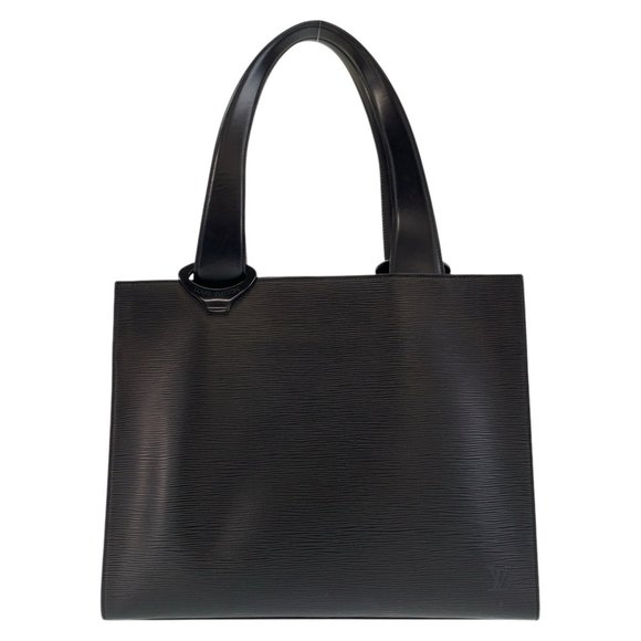LOUIS VUITTON Black Leather Shoulder Bag - Picture 1 of 10